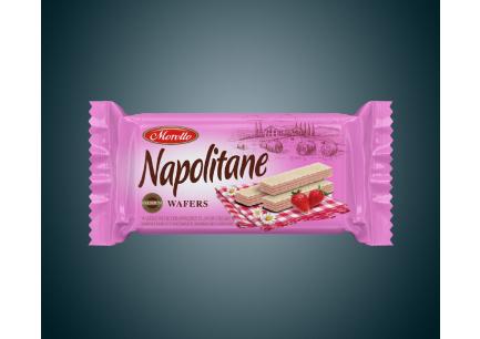 Morello wafers 50g*24ks - jahoda Morello wafers 50g*24ks - jahoda