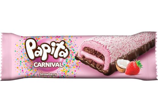 Papita carnival 36g*12ks - jahoda