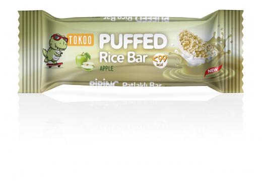 Puffed rice bar 22,5g*24ks jablko