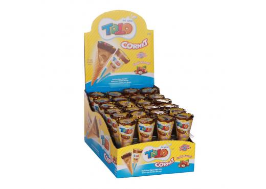 TOTO cornet 25g*24ks - hazelnut